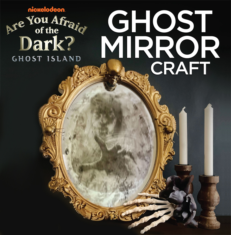 DIY Ghost Mirror Craft Inspired by Are You Afraid of the Dark: Ghost ...